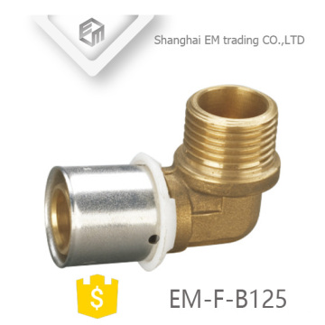 EM-F-B125 press fitting series for pex-al-pex gas elbow pipe system